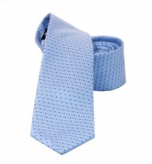                    NM slim szövött nyakkendő - Kék pöttyös Aprómintás nyakkendő